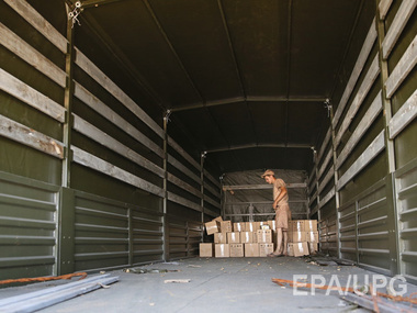 В России рассказали, почему грузовики с гуманитарной помощью полупусты