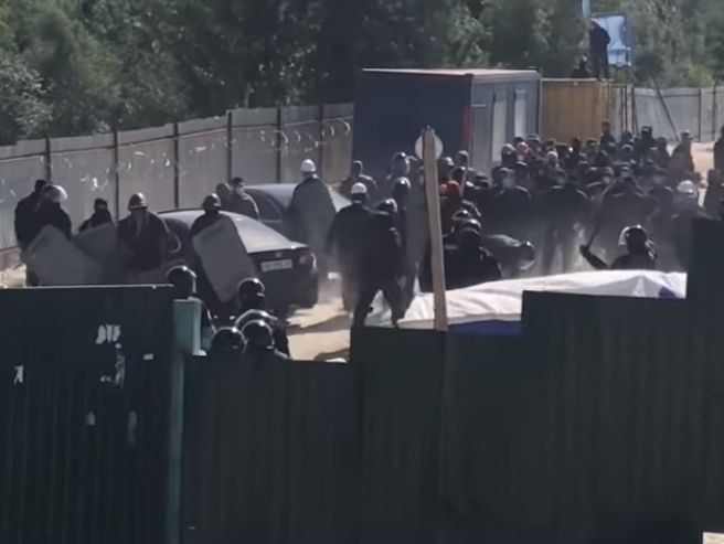 Полиция Киева задержала на стройке на Осокорках около 50 участников конфликта