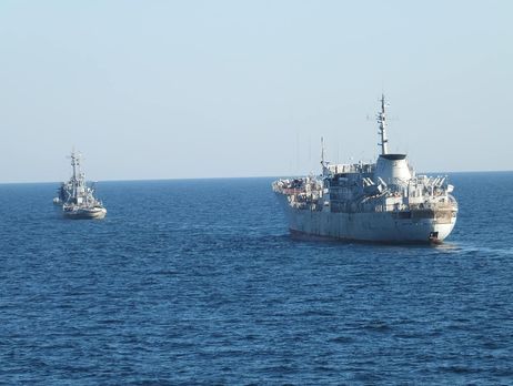 ﻿Два кораблі ВМС України прямують у Бердянськ, де стануть основою бази українського флоту на Азовському морі
