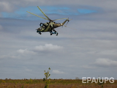 Под Георгиевкой Луганской области сбит украинский вертолет Ми-24, экипаж погиб 