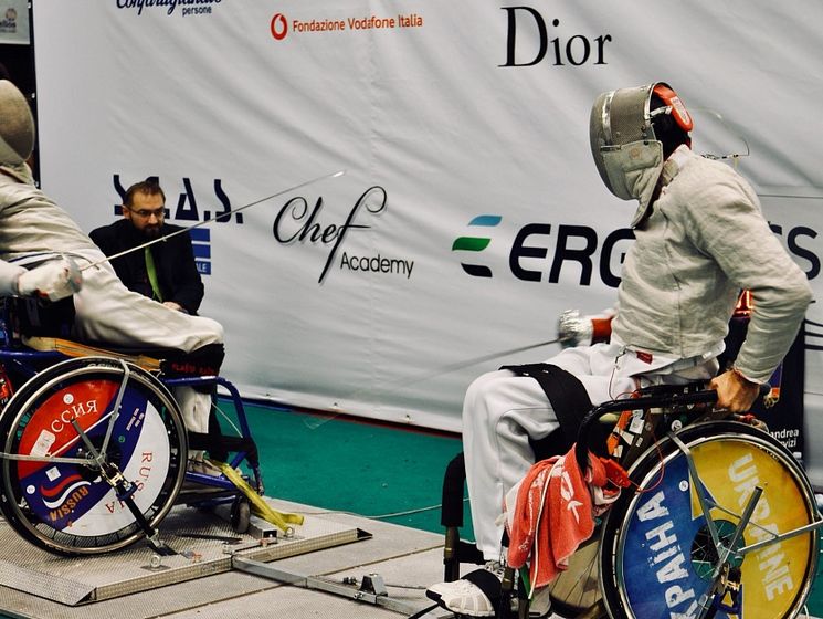Украинцы заняли второе место в общем зачете на чемпионате Европы по фехтованию на колясках