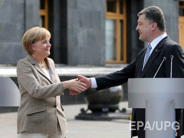 Порошенко: "План Меркель" поможет восстановить инфраструктуру Донбасса 