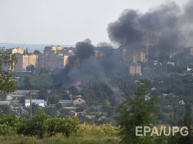 Горсовет: Из-за боевых действий разрушены дома в центре Луганска