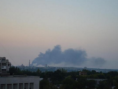 В Макеевке из-за попадания снаряда загорелся коксохимический завод