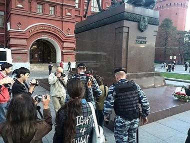 В Москве за антивоенные одиночные пикеты задержали еще шестерых человек