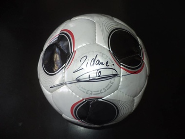 Футбольный мяч с подписью Зидана продадут на аукционе, а на вырученные деньги купят автомобиль бойцам АТО