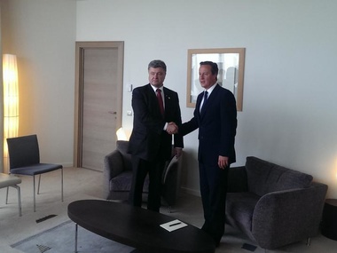 Порошенко проводит встречу с премьером Великобритании Дэвидом Кэмероном