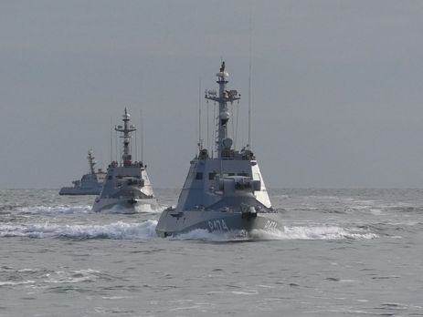Украинские боевые корабли приняли участие в учениях 