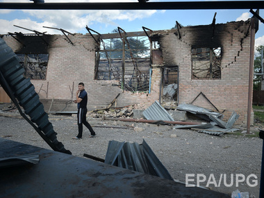 Лысенко: Силы АТО уничтожили два танка, установку "Ураган" и шесть "Градов" 