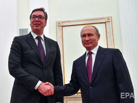 ﻿Вучич заявив, що обговорив із Путіним 
