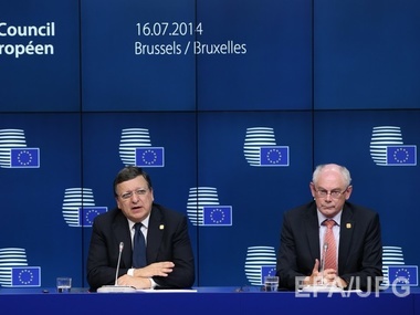 Баррозу и Ромпей подтвердили введение с понедельника санкций против России