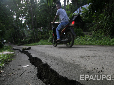 Эпицентр землетрясение располагался неподалеку от острова Ява