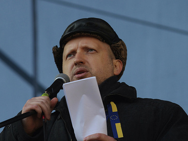 Турчинов огласил манифест Майдана: Новое большинство в Раде и роспуск "Беркута"