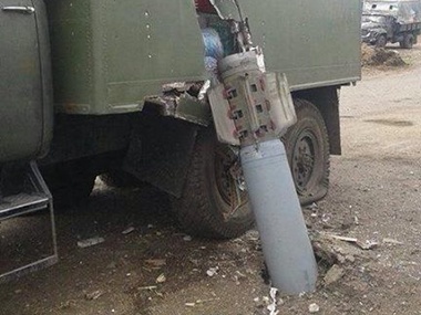 Российская ракета пробила украинскую штабную машину и не взорвалась