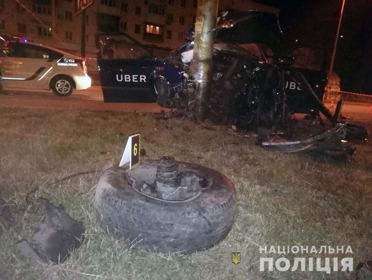 ﻿Поліція затримала таксиста Uber, який п'яним влаштував смертельну аварію у Києві