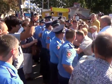 В Одессе Антимайдан подрался с милицией