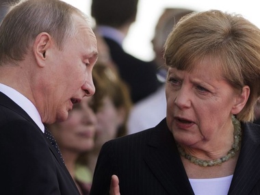 Путин и Меркель поговорили об Украине