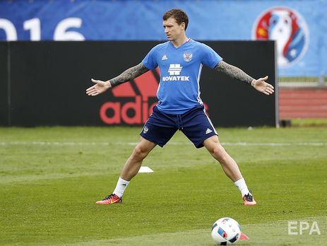 ﻿Футболістів збірної Росії Мамаєва і Кокоріна затримали на 48 годин 