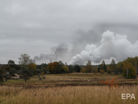 Пожежа на арсеналі в Чернігівській області почалася в ніч на 9 жовтня