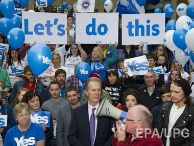 Соцопрос: Количество сторонников сохранения Шотландии в составе Великобритании составляет 51%
