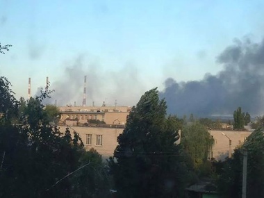 Пожар на Луганской ТЭС в городе Счастье потушили