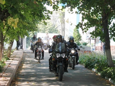 Винницкие байкеры поддержали участников АТО. Фоторепортаж