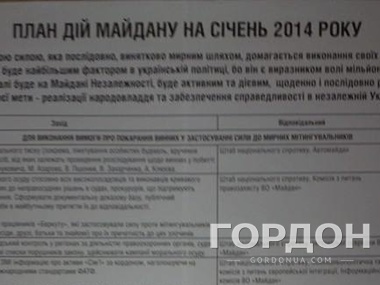 Майдан намерен стоять минимум до 24 января, готовит новые пикеты