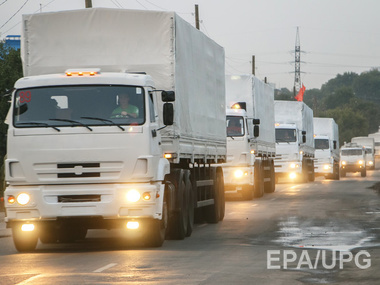 СМИ: Колонна российских грузовых машин ночью пересекла украинскую границу