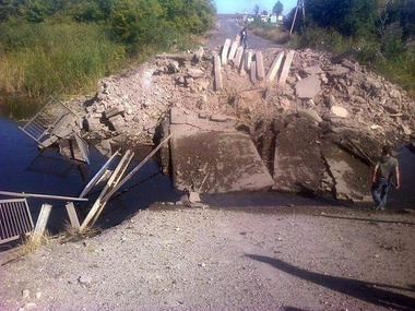 Соцсети: В Макеевке взорвали мост