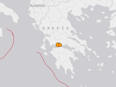 На востоке Греции произошло землетрясение магнитудой 5,2 баллов