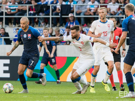﻿Перед матчем з Україною у Лізі націй збірна Чехії виграла у Словаччини