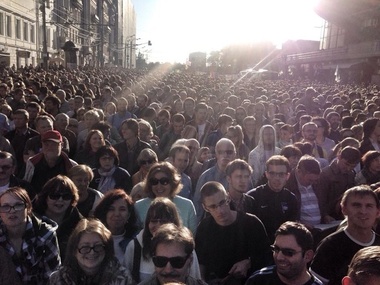 На Марш мира в Москве 21 сентября вышли десятки тысяч человек