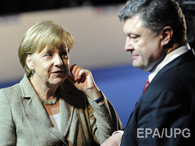 Порошенко и Меркель обсудили процесс мирного урегулирования на Донбассе