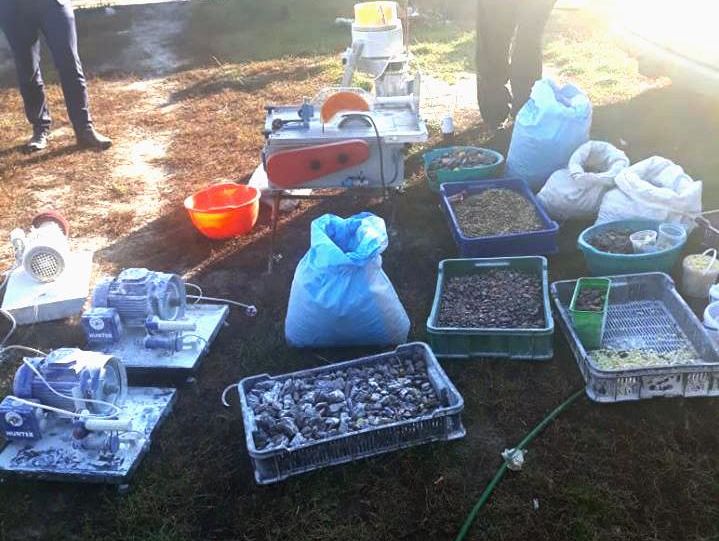 ﻿У Рівненській області викрили підпільний цех з оброблення бурштину, вилучено 100 кг каменю – поліція