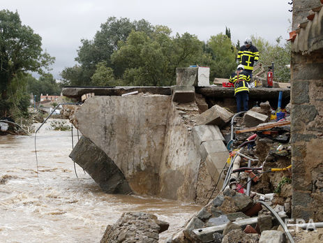 Юг Франции накрыло наводнение. Фоторепортаж