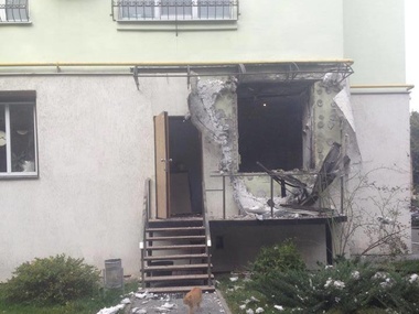В Харькове из гранатомета обстреляли офис волонтера