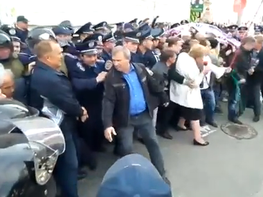 МВД: Задержанных в Харькове участников запрещенного митинга отпустят после профилактической беседы