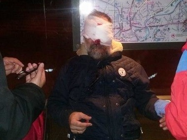Во время сноса памятника Ленину в Харькове пострадал один активист