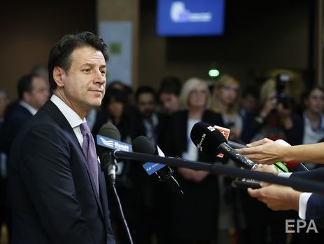 ﻿Прем'єр-міністр Італії Конте заявив, що санкції Євросоюзу проти Росії мають бути тимчасовими