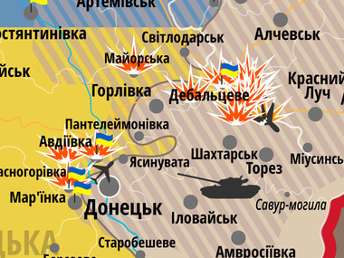 Донбасс фото на карте