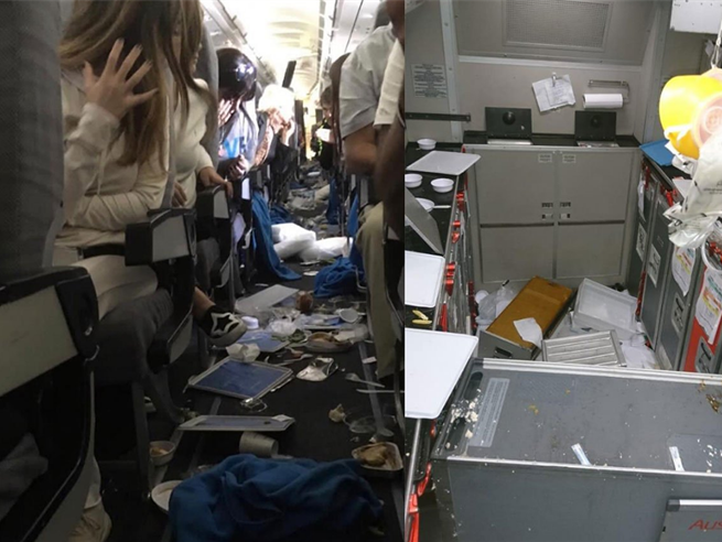 Из-за попадания в зону турбулентности получили травмы 15 пассажиров аргентинского самолета