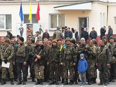 В Киев по ротации вернулся батальон Нацгвардии имени генерала Кульчицкого