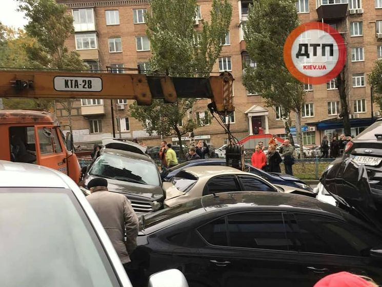 ﻿У Києві після масової ДТП за участю автокрана поліція відкрила кримінальне провадження