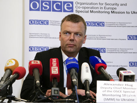 ﻿Хуг заявив, що місія ОБСЄ не побачила прямих доказів участі Росії в конфлікті на Донбасі