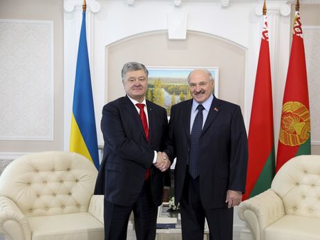 Порошенко на встрече с Лукашенко: Мы абсолютно уверены, что отношения вышли на серьезный рост. Экономика наших стран показывает, что прирост составляет более 23%