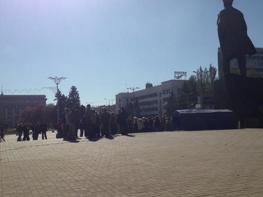 В Донецке прошел митинг сторонников 
