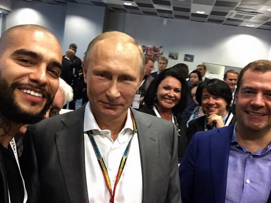 Медведчук вместе с Путиным смотрел в Сочи "Формулу-1"