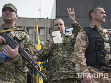 Митингующие в Донецке требовали встречи с Губаревым после информации о покушении на своего лидера