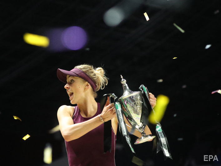 Свитолина стала четвертой ракеткой мира после победы на итоговом турнире WTA