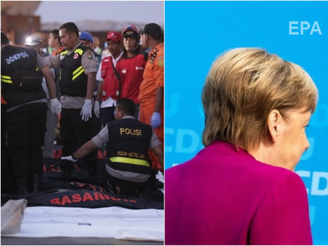 189 человек погибли в авиакатастрофе в Индонезии, Меркель заявила об уходе с поста главы партии. Главное за день